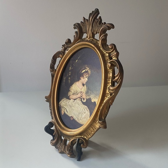 Vintage Photo and Frame - Approx 8”x12” - Picture 2 of 8